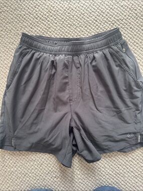 Men's Athletic Shorts - Charcoal Gray Performance Fit
